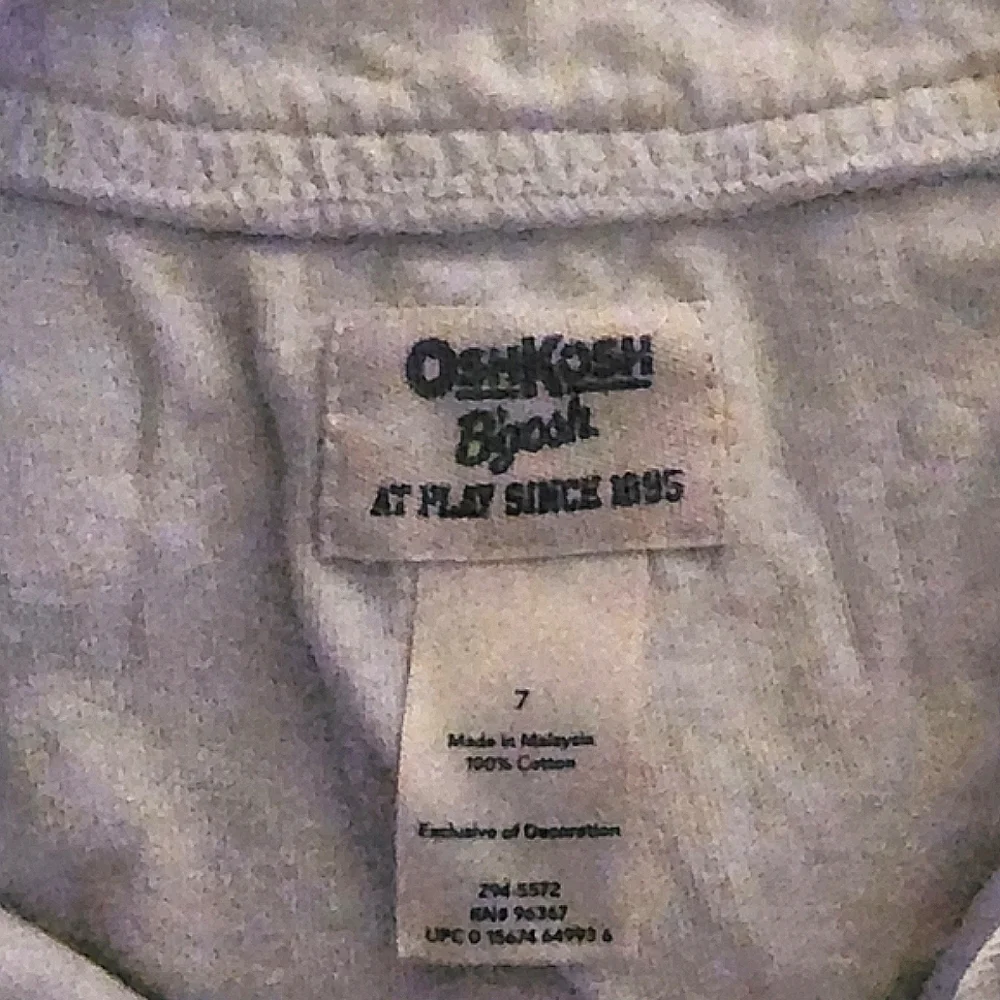 💕OshKosh B'gosh Boy's Shirt Size 7